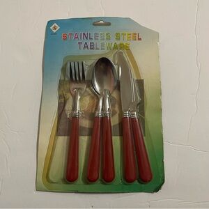Stainless Steel Tableware Forks, Spoons, and Knives